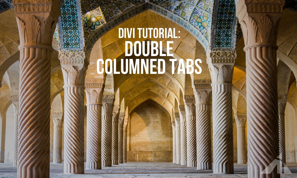Divi – Double columned tabs